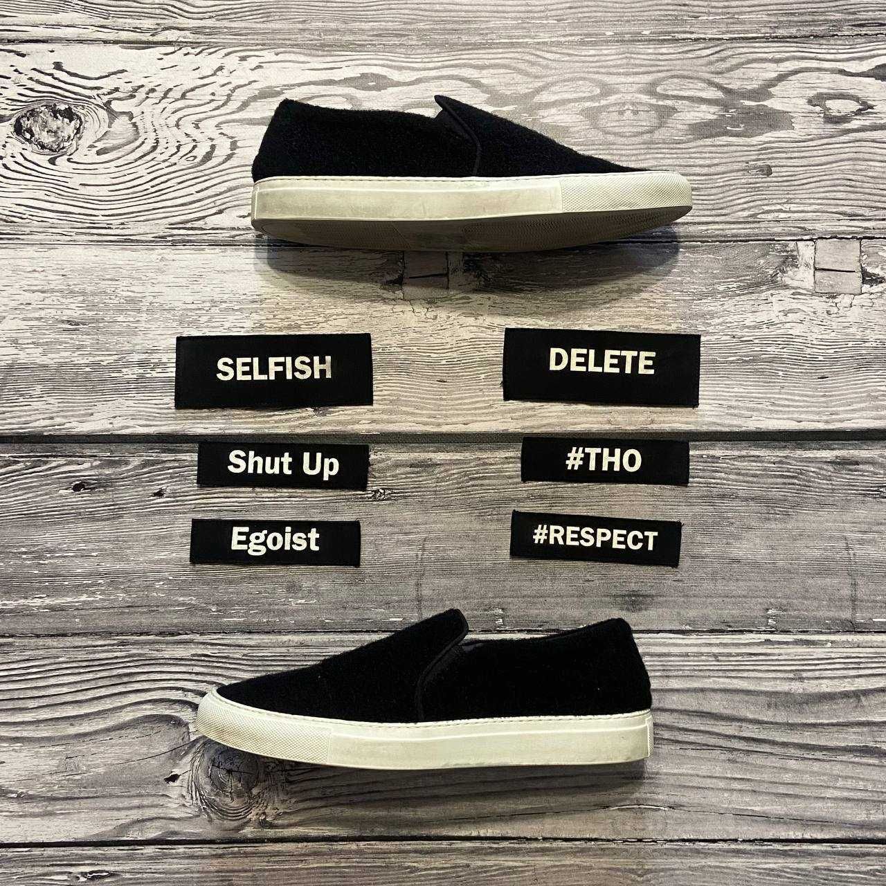 Кроссовки Joshua Sanders New York Black Slipon Raf Simons Vans Rick