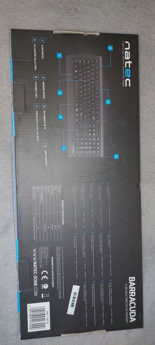 Klawiatura Natec BARRACUDA