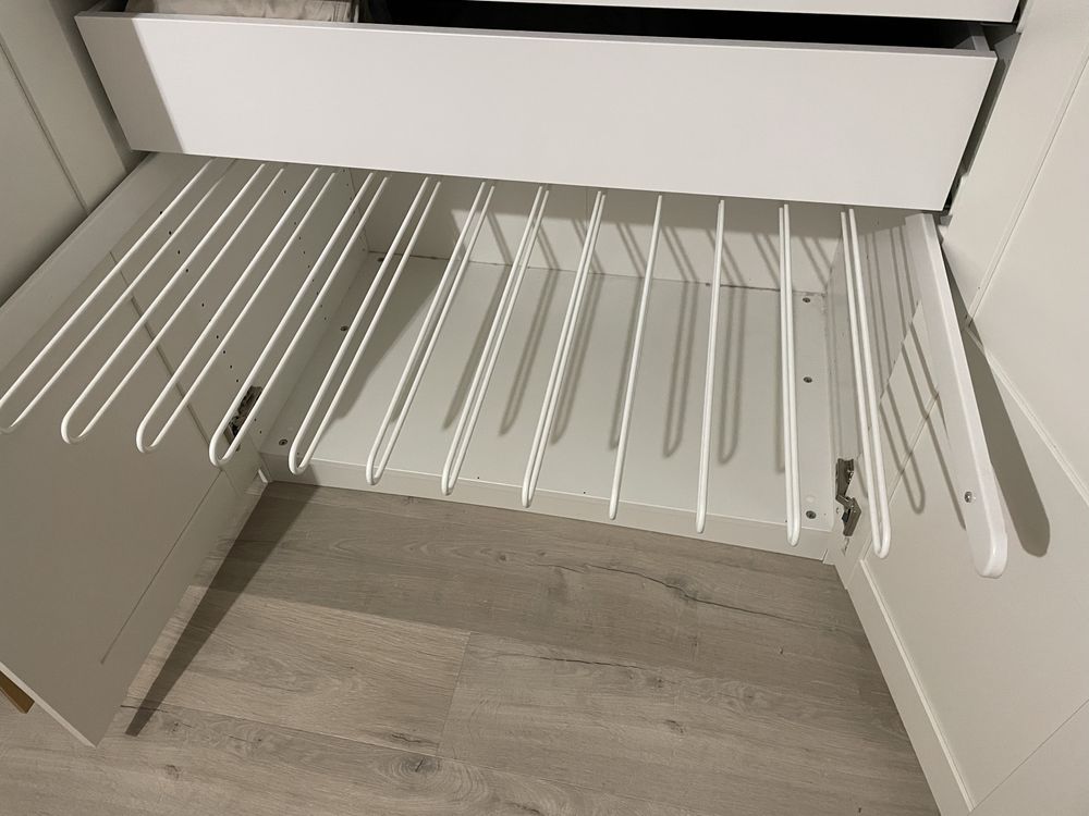 Wieszak na spodnie Ikea Pax 100/58 komplement biały