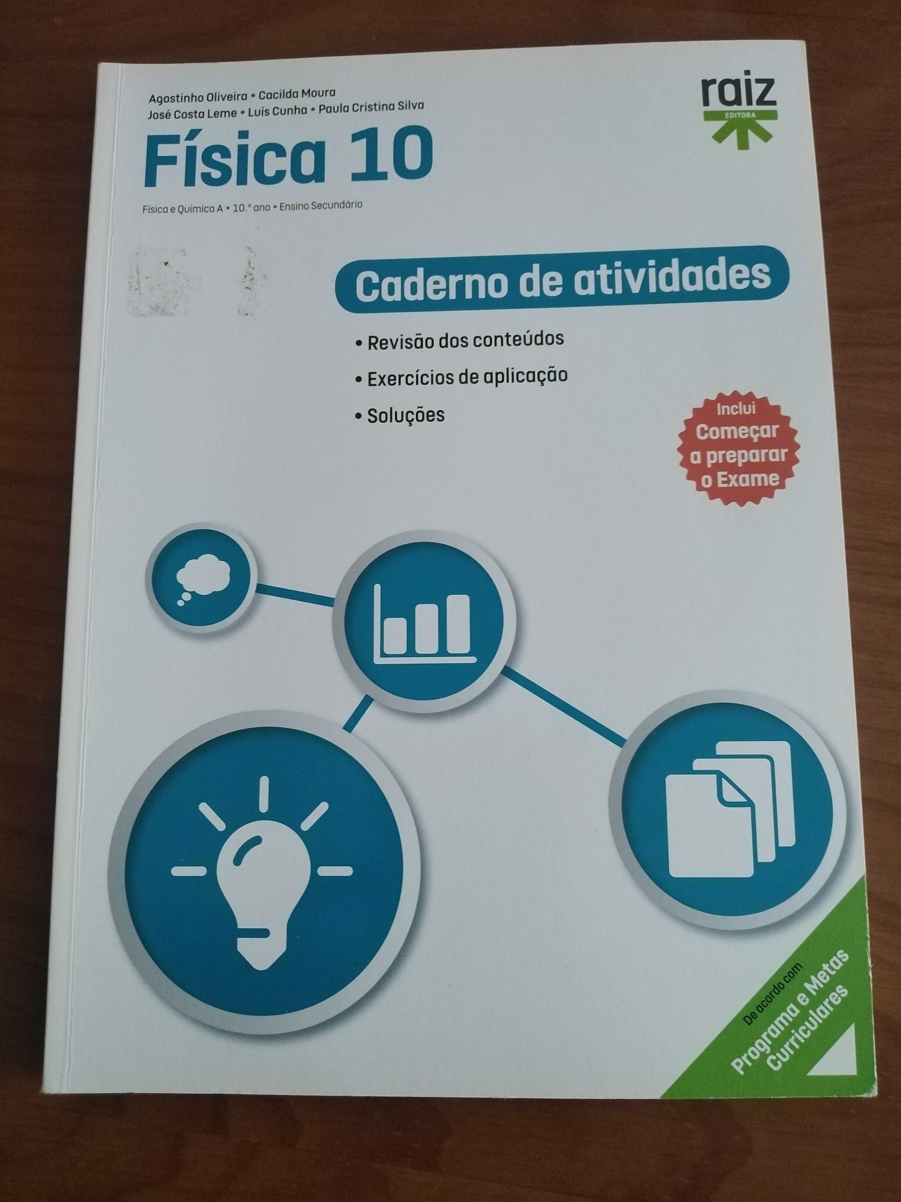 Fisica e Quimica 10º e 11ºano- Cadernos de atividades (como novos)