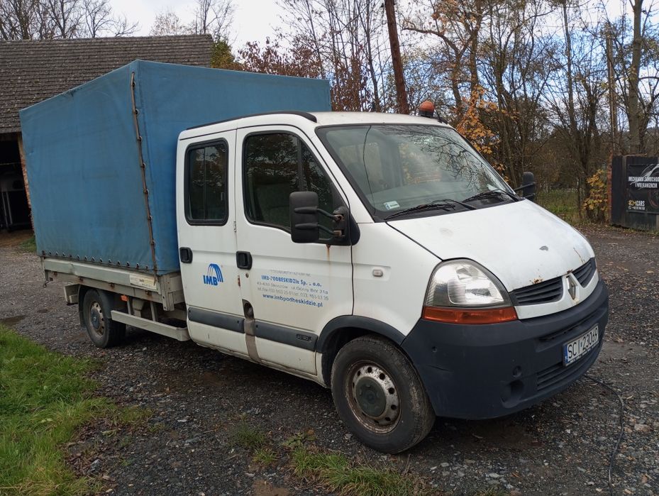 Renault Master Dubel kabina 7 osób 2009r Krajowy 1 właściciel