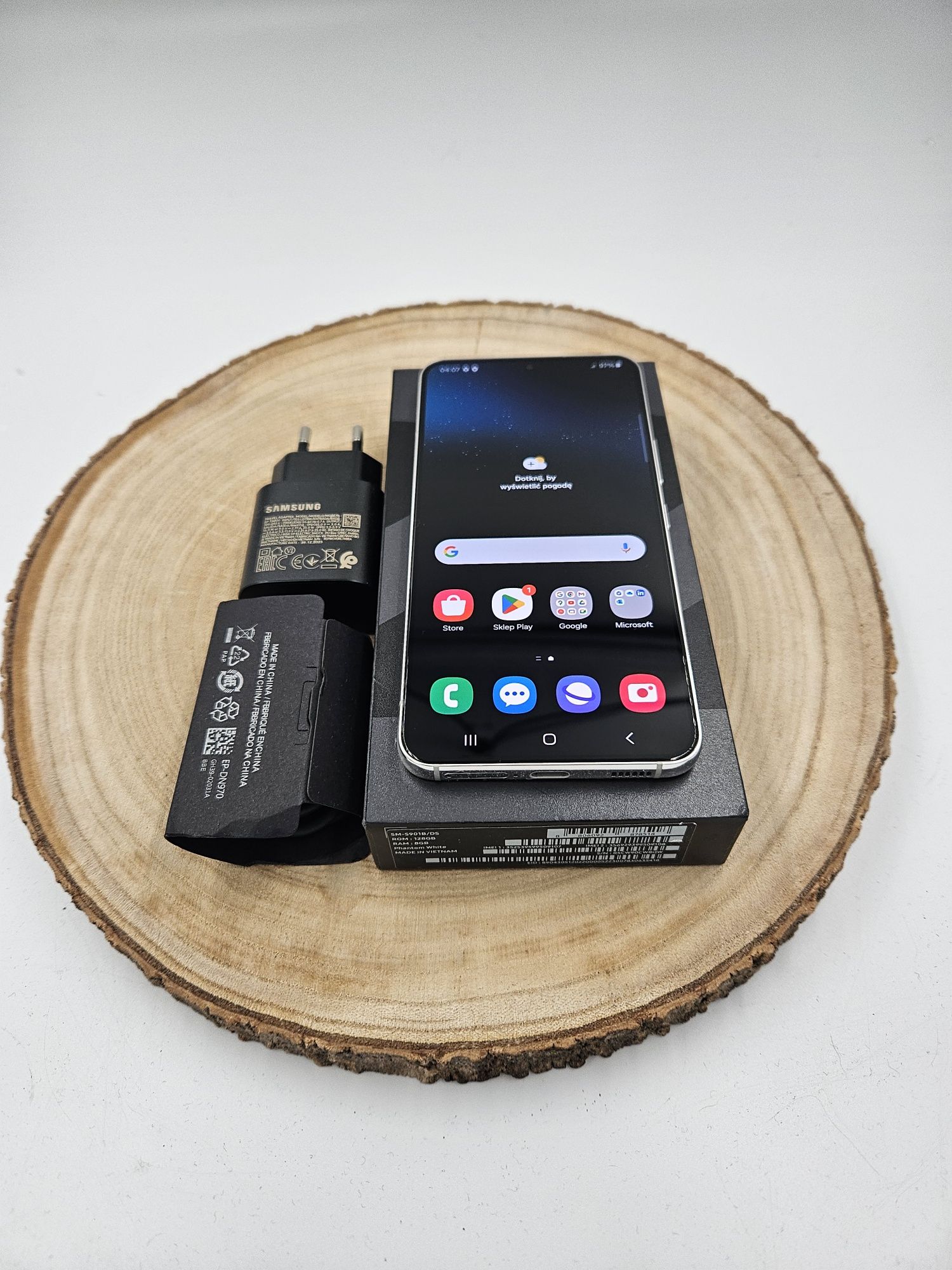 Smartfon SAMSUNG GALAXY S22 128GB Biały