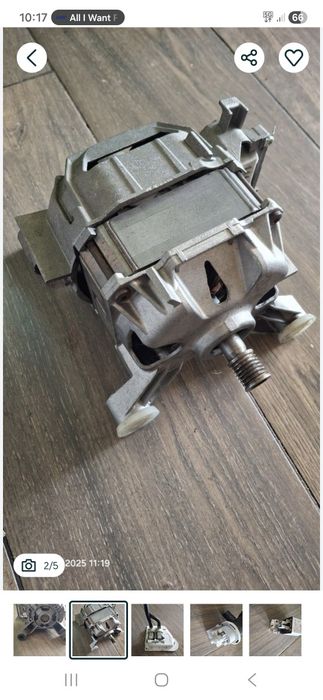 Silnik pralki Siemensa oraz Bosch