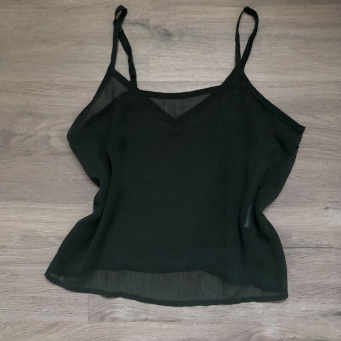 Blusa chiffon estampado bolinhas Pepe Jeans • Green chiffon blouse