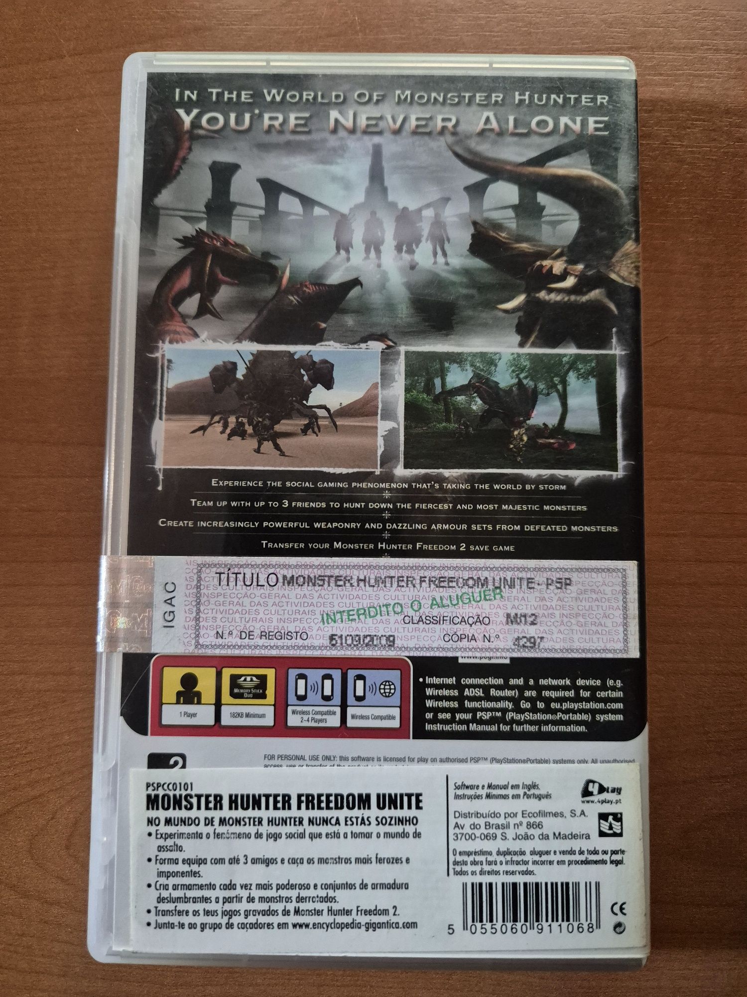Monster Hunter Freedom Unite PSP