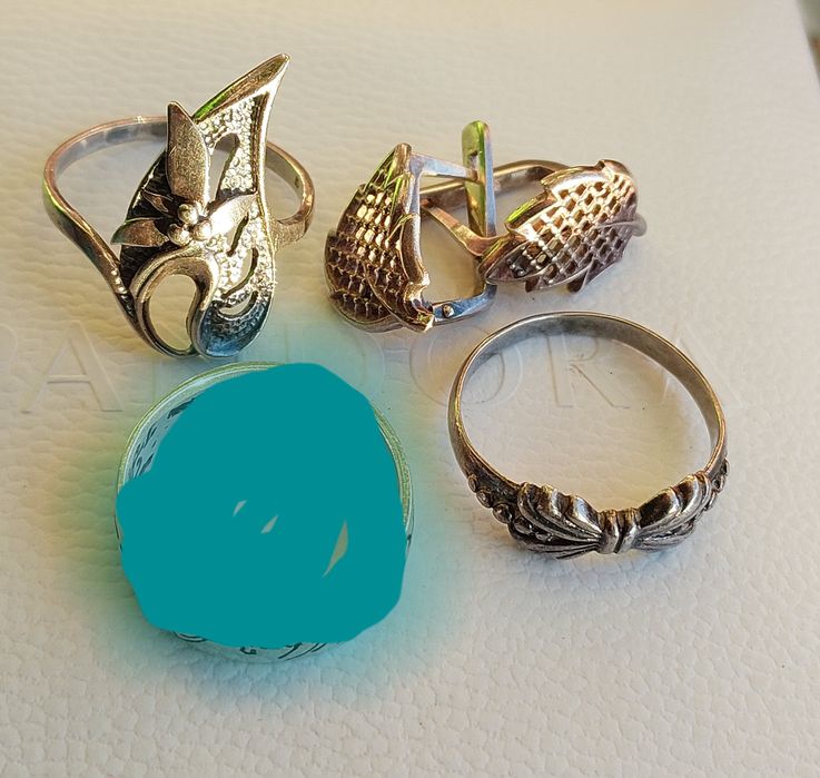 Серебро 925 кольца серьги кулон