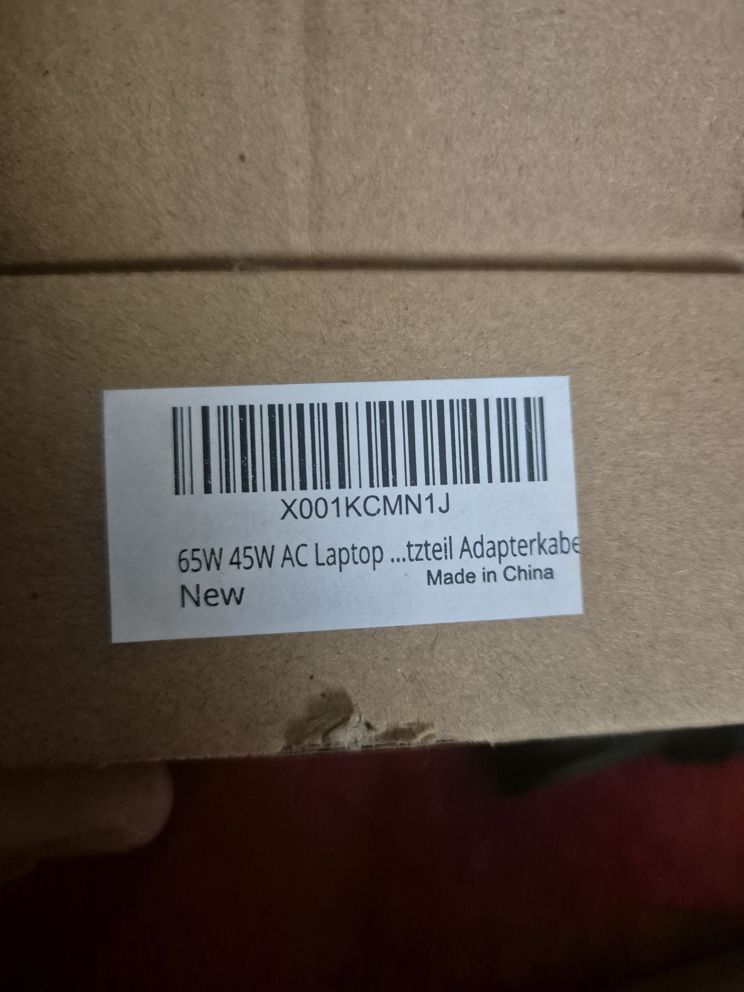 Ładowarka do laptopa 20volt 3.25a