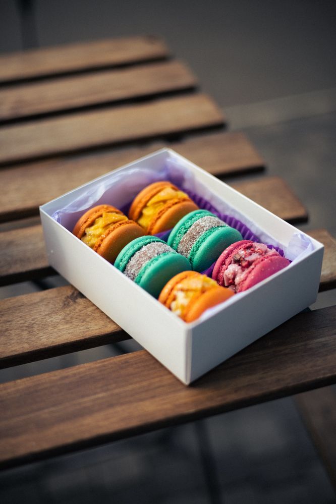 Десерти Макарон Macarons  торт куб
