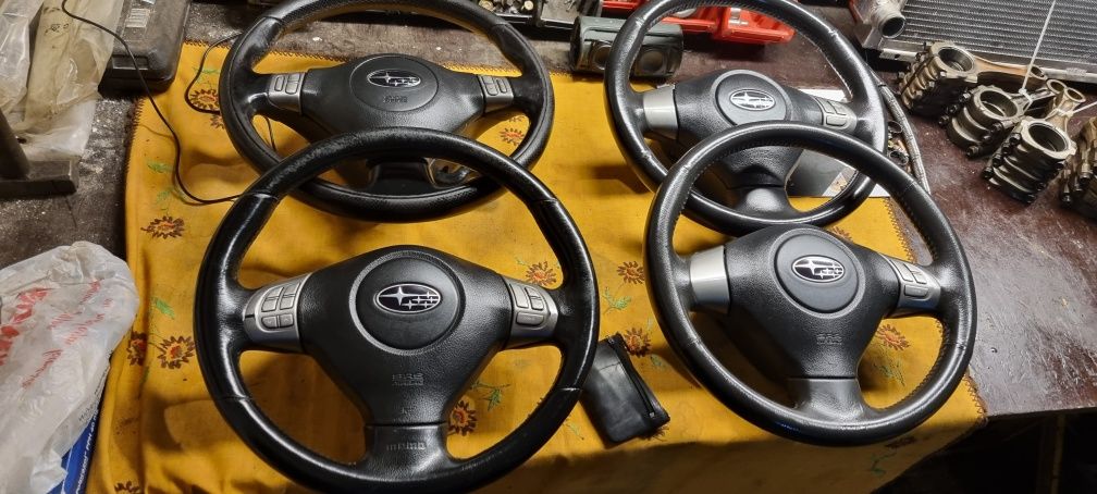 Kierownica  MOMO SUBARU Legacy/Outback Impreza Forester taśma airbag