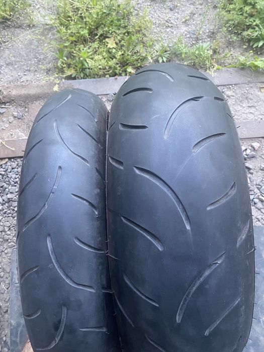 Резина Dunlop 180/55 r17 и 120/70 r17