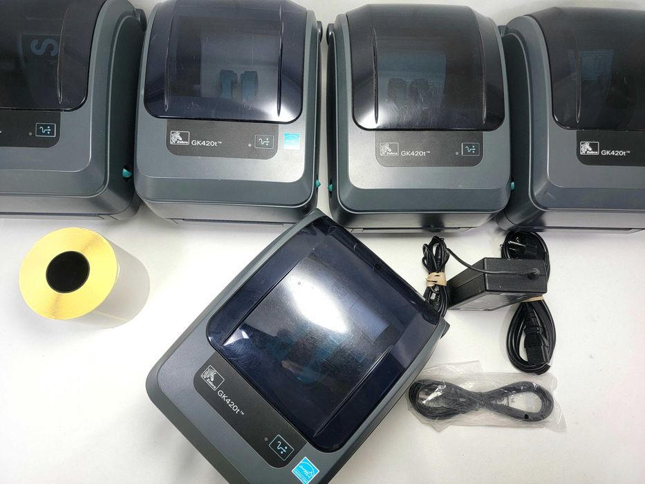 Zebra GK420T принтер етикеток 101мм термотрансферний USB ПОШТА