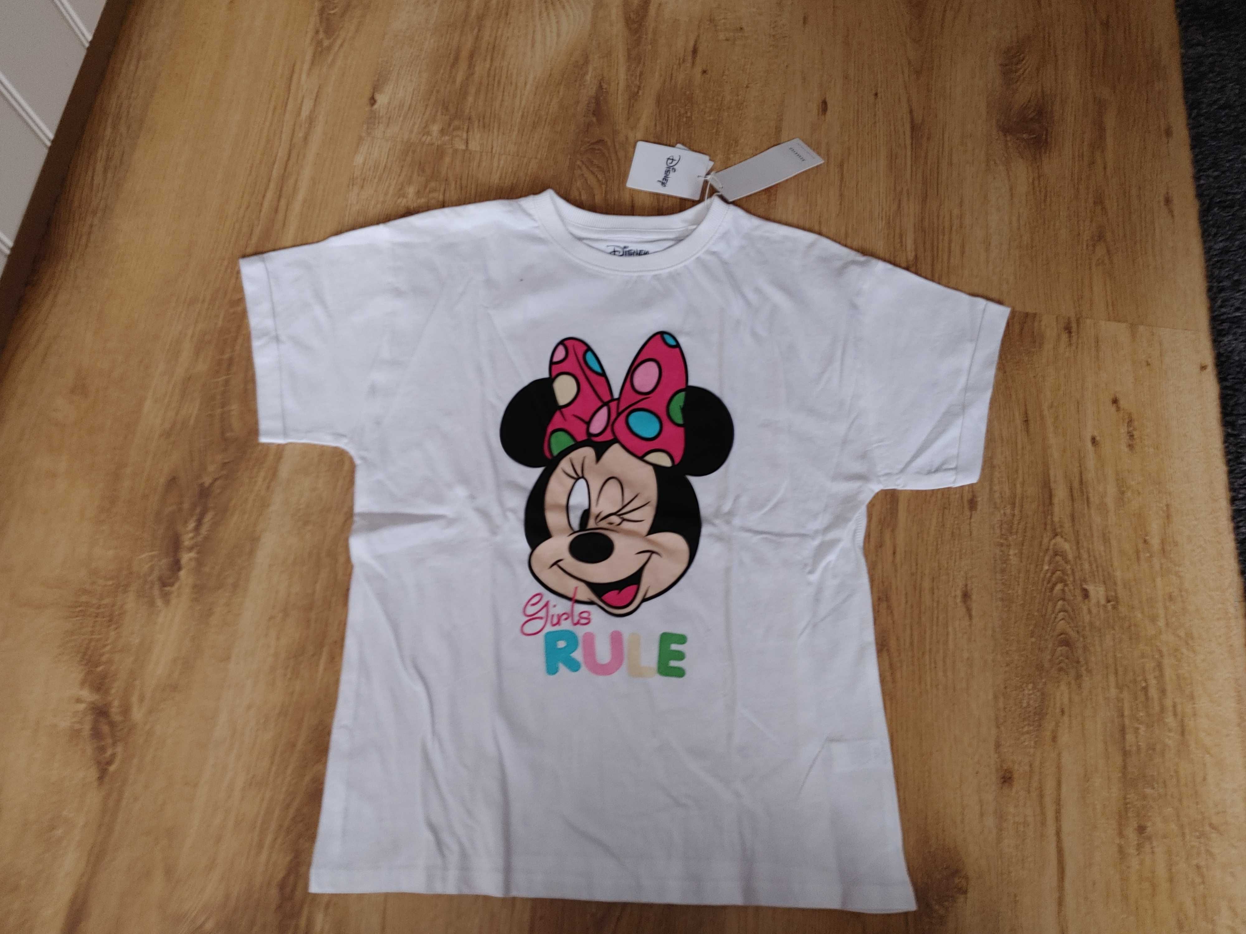 Reserved t-shirt Minnie Girls rule 152cm 9l+ nowy