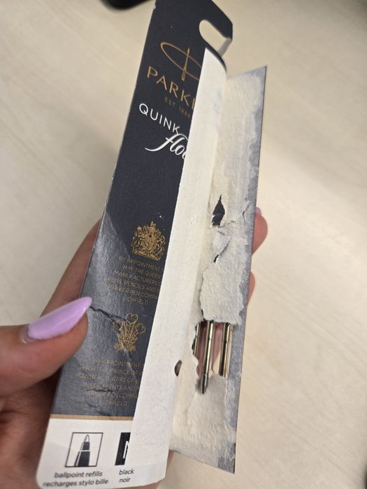 Recargas Caneta Parker 1.0 M Preta