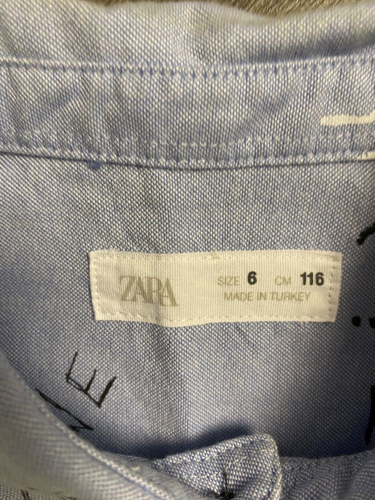 Новая Детская Рубашка Zara 6 лет 116 см