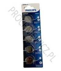 Baterie litowe Philips 3V CR2032 5szt
