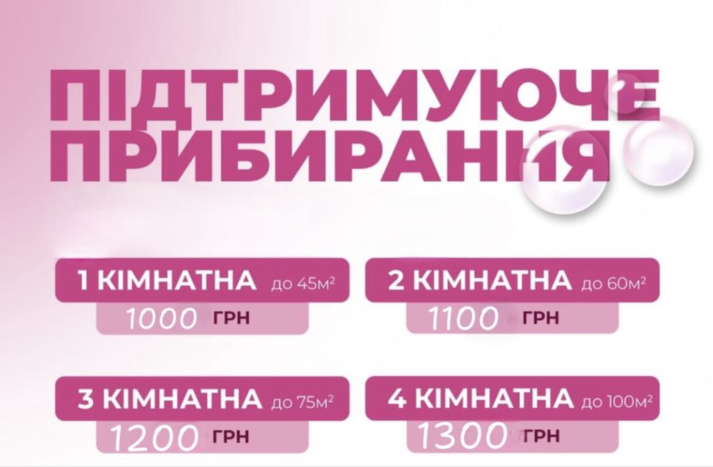Клінінгові послуги ЗНИЖКА На Генеральне прибирання - 10%
