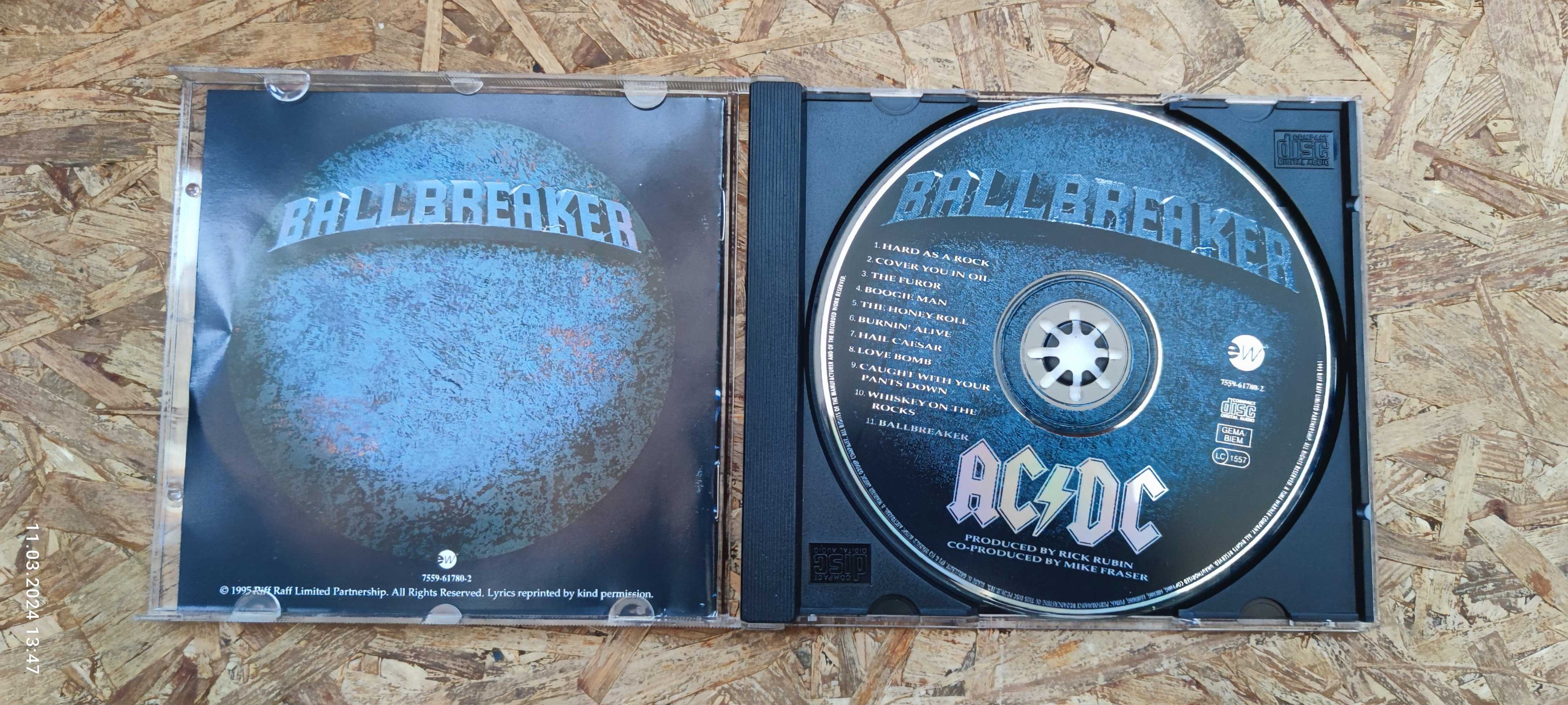Продам фирменный CD AC/DC - Ballbreaker 1995 Ger
