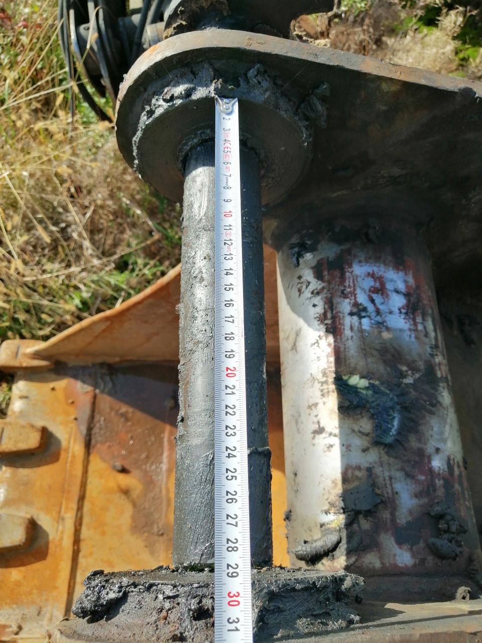 Koparka Atlas Cat liebherr o&k łyżka do koparki