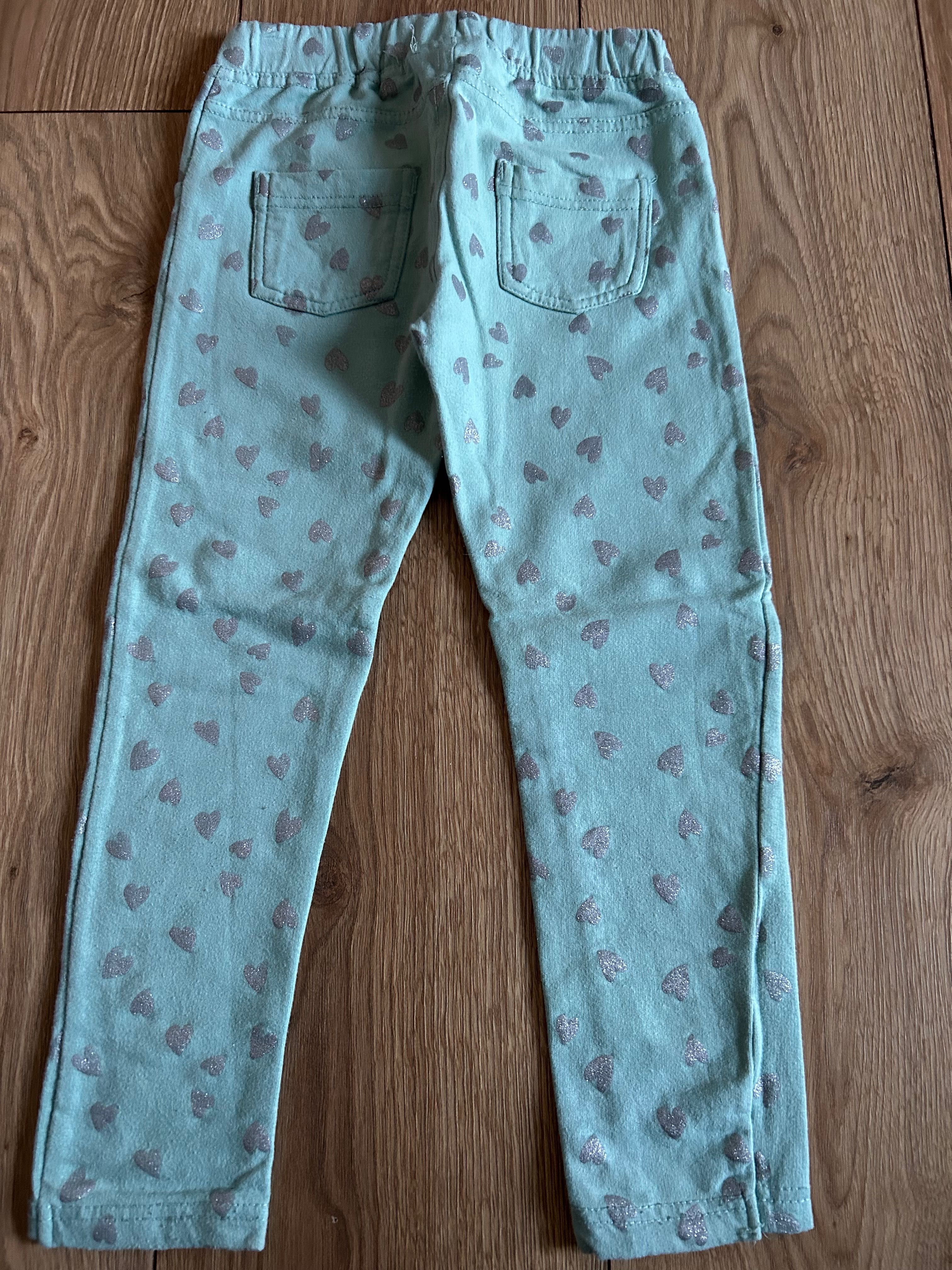 Zestaw 6 szt getry legginsy SUPER STAN rozm 116-122