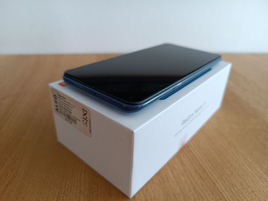 Redmi Note 9 telefon Midgnight Grey niebieski xiaomi pudełko etui SUPE