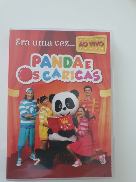 Vários DVDs do Panda e os caricas