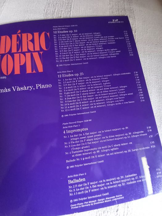 Disco duplo vinil como novo da Deutsche Grammophon