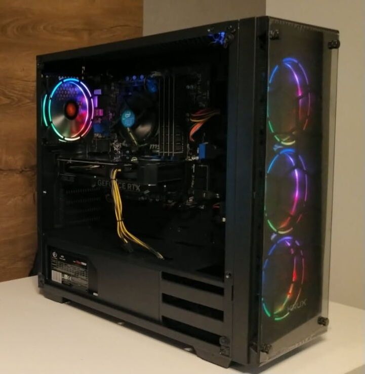 DO GIER RGB Intel i7 RTX-4060 32GB SSD 1TB W10/11 GAMINGOWY!