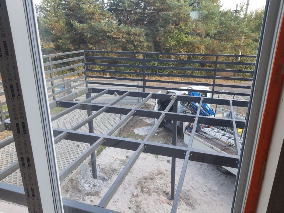 Taras stalowy zewnętrzny ocynk ogniowy