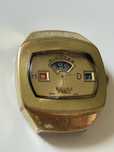 Zegarek Sicura 17 jewels, gazomierz , lata 70te, 38/44mm, niesprawny