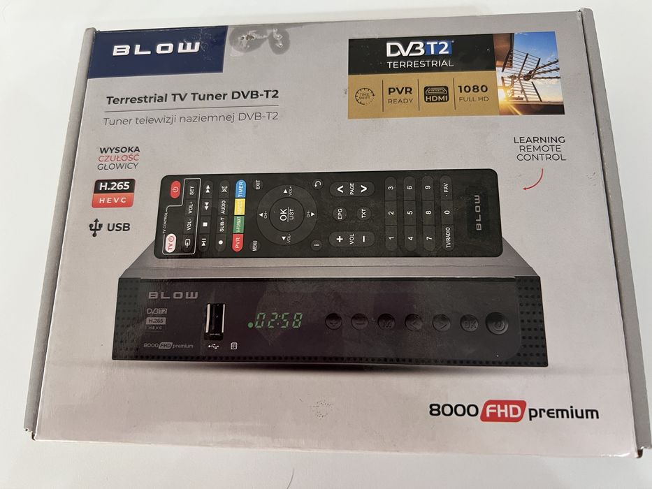 Dekoder dvb-t2 blow