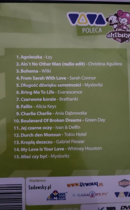 Zestaw karaoke SilverCrest  15 płyt odtwarzacz DVD Panasonic