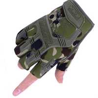 Тактические защитные камуфляжные перчатки стрельбы с половиной пальца