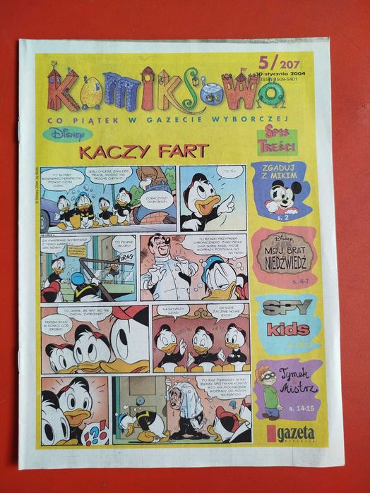 Komiksowo, komiks Gazeta Wyborcza, nr 5/207, 30 stycznia 2004