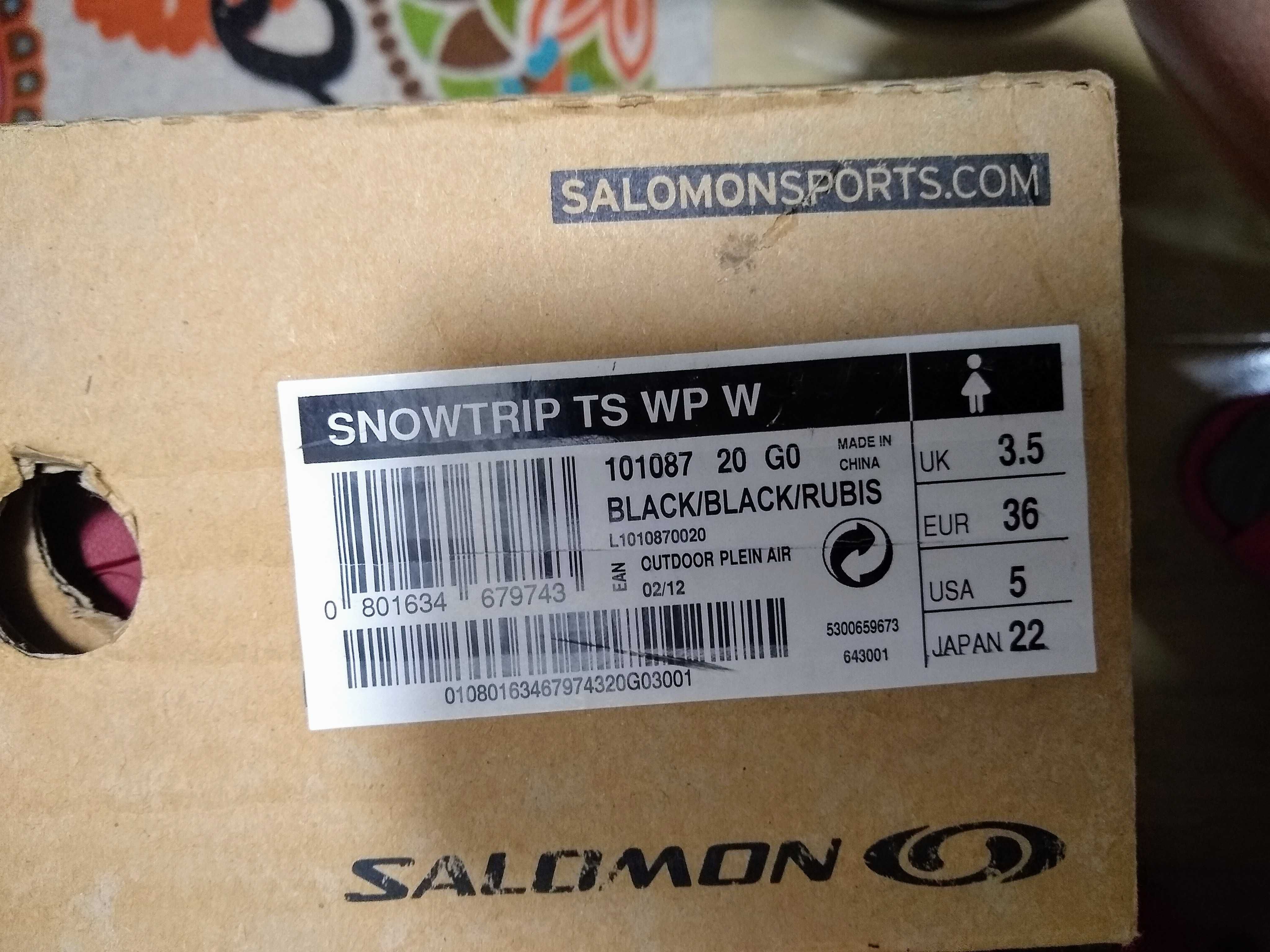 Buty zimowe Salomon Snowtrip 36