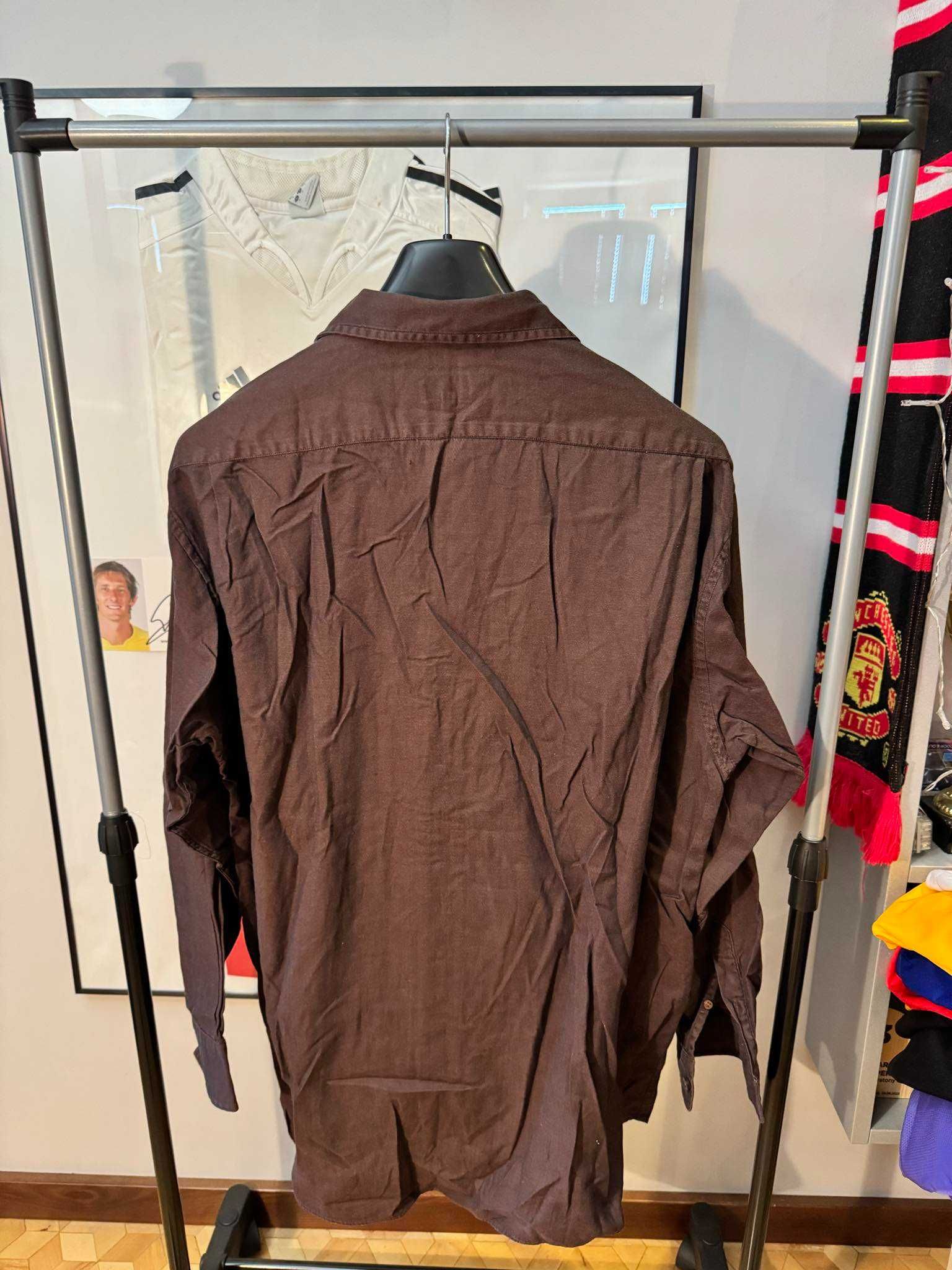 koszula Kenzo Homme brązowa 41/16 L