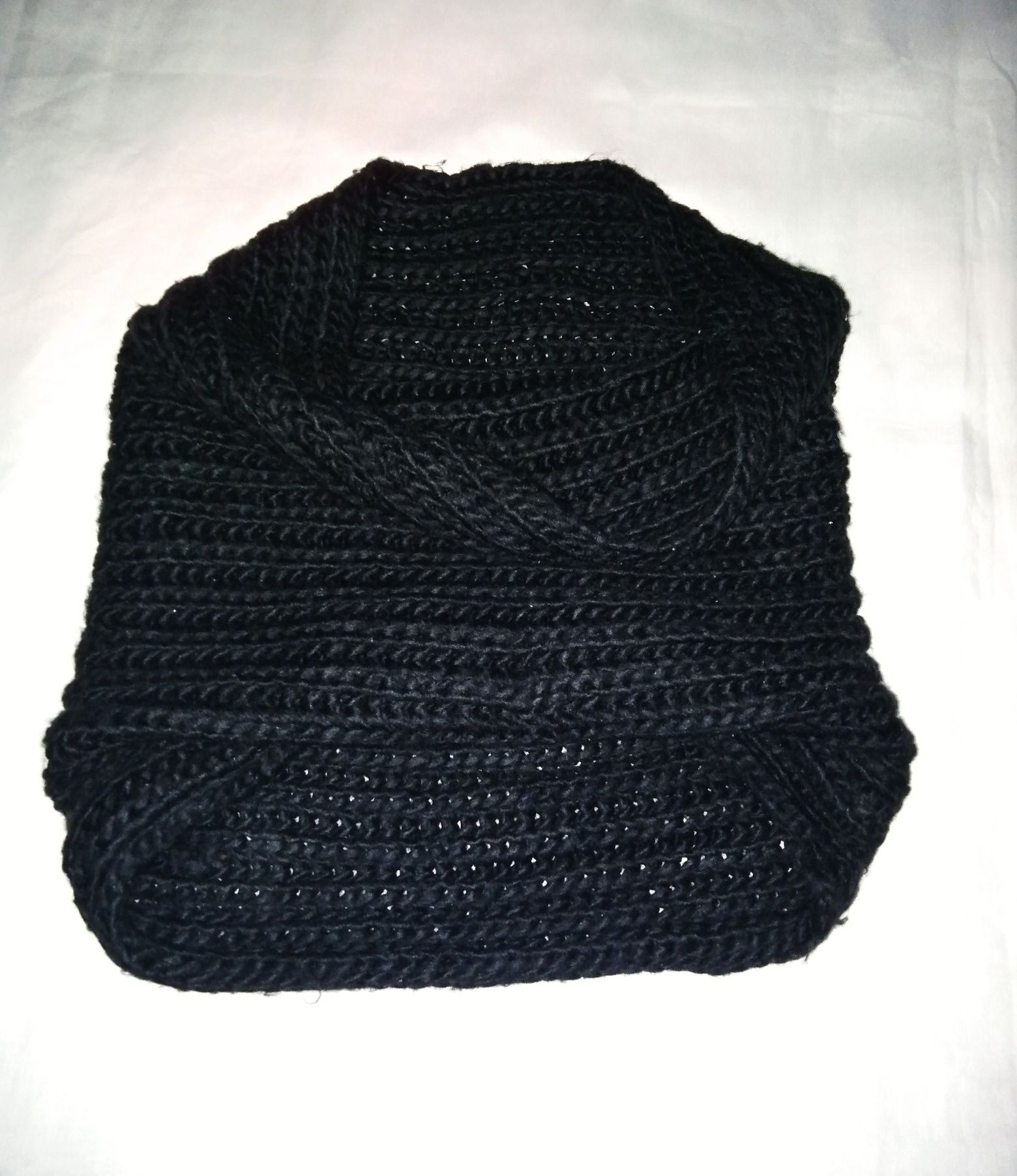 Gola-cachecol lã preto, marca Accessorize.