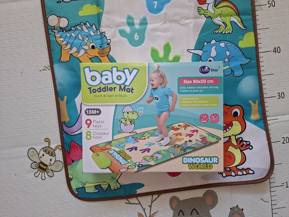 Музичний коврик із динозаврами. Baby toddler mat dinosaur