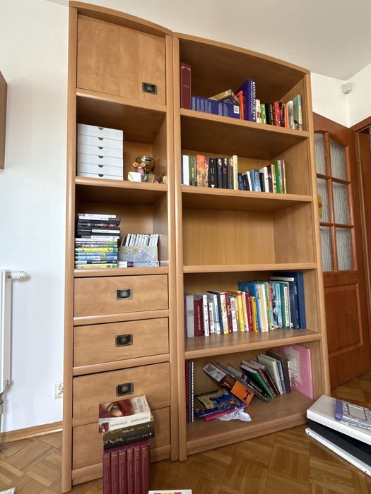 Zestaw mebli VOX magellan regał biurko półki drewniane