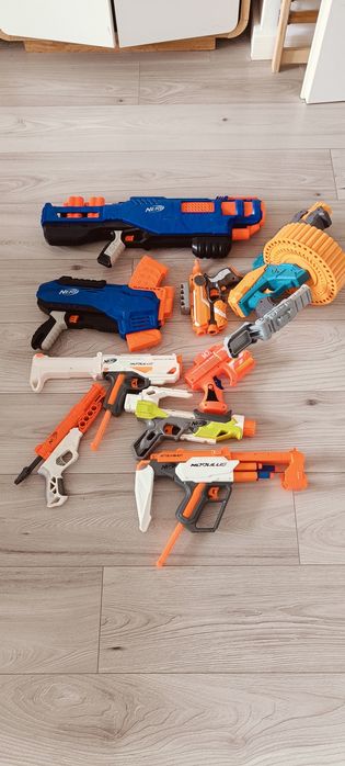 Zestaw NERF i inne 9 szt.