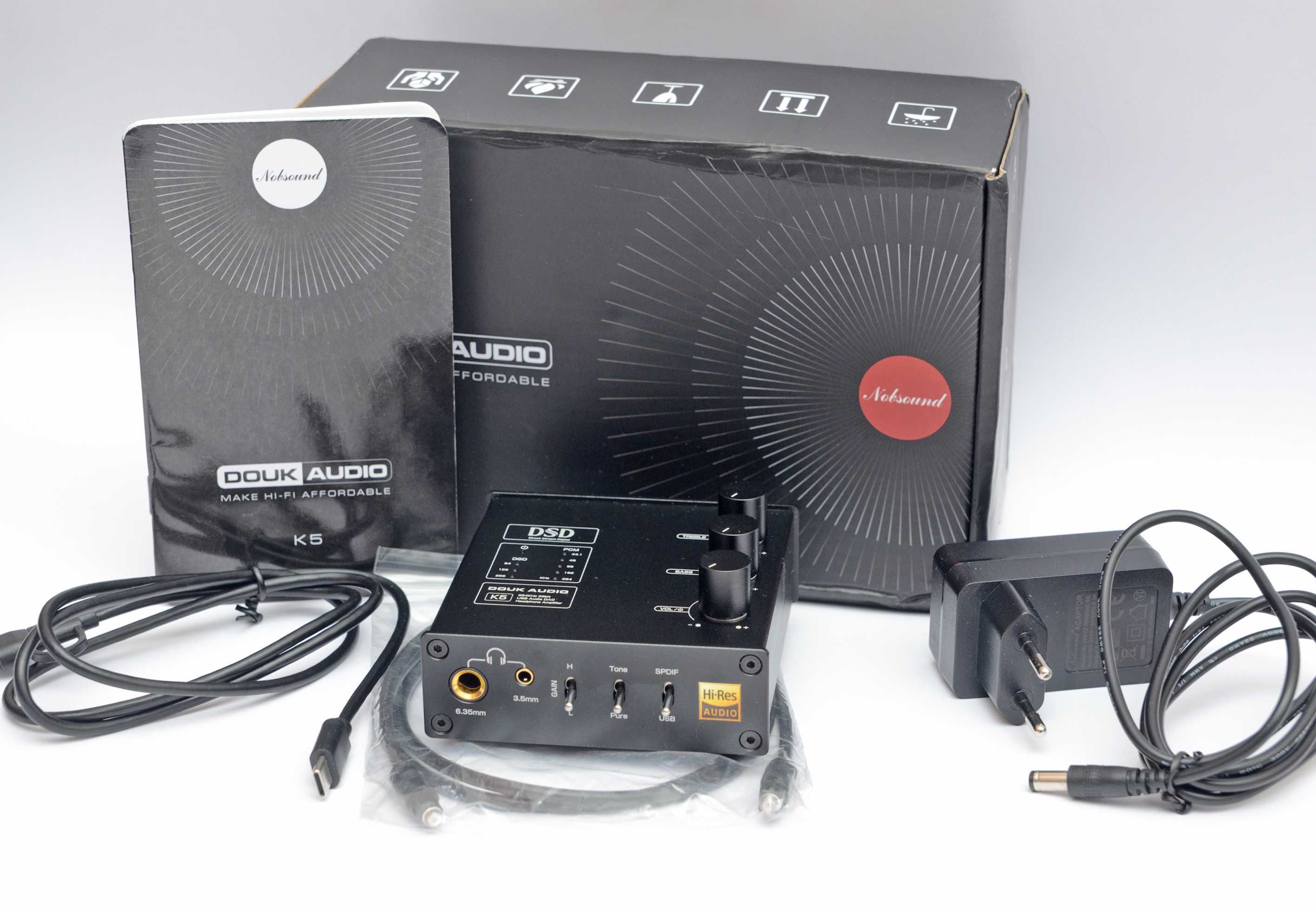 Douk Audio K5 ЦАП с усилителем для наушников на чипе ESS9038Q2M