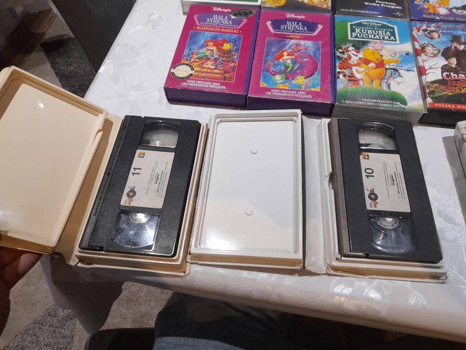 Duży zestaw kasety vhs Disney i Hanna Barbera