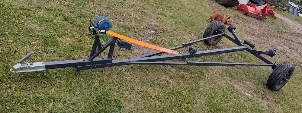 Przyczepka wózek portowy slipowy łódka ponton podłodziowa