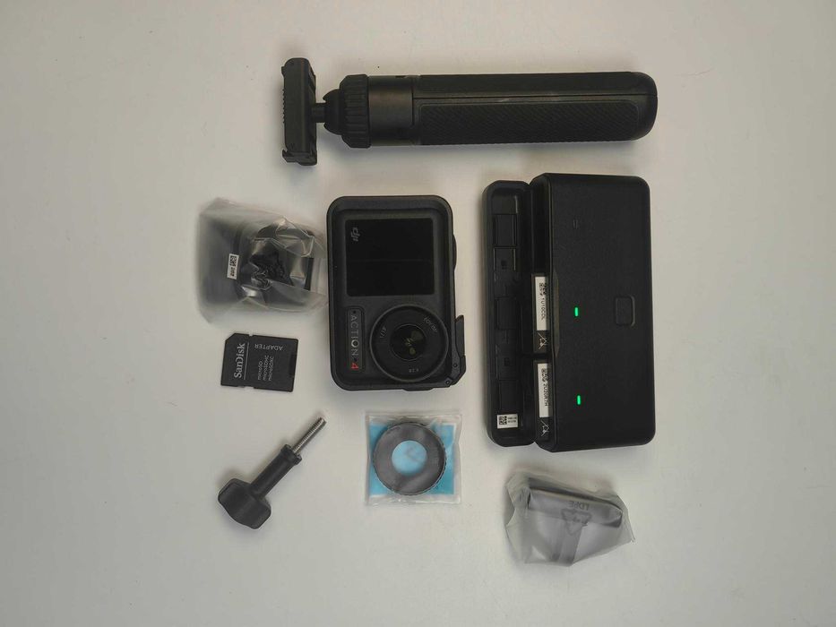 DJI Osmo Action 4 + zestaw akcesoriów PGYTECH – stan idealny!