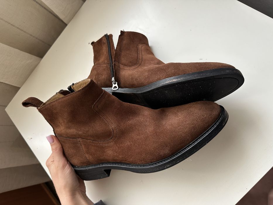 Замшеві чоловічі ботинки tiger of sweden 41(42)