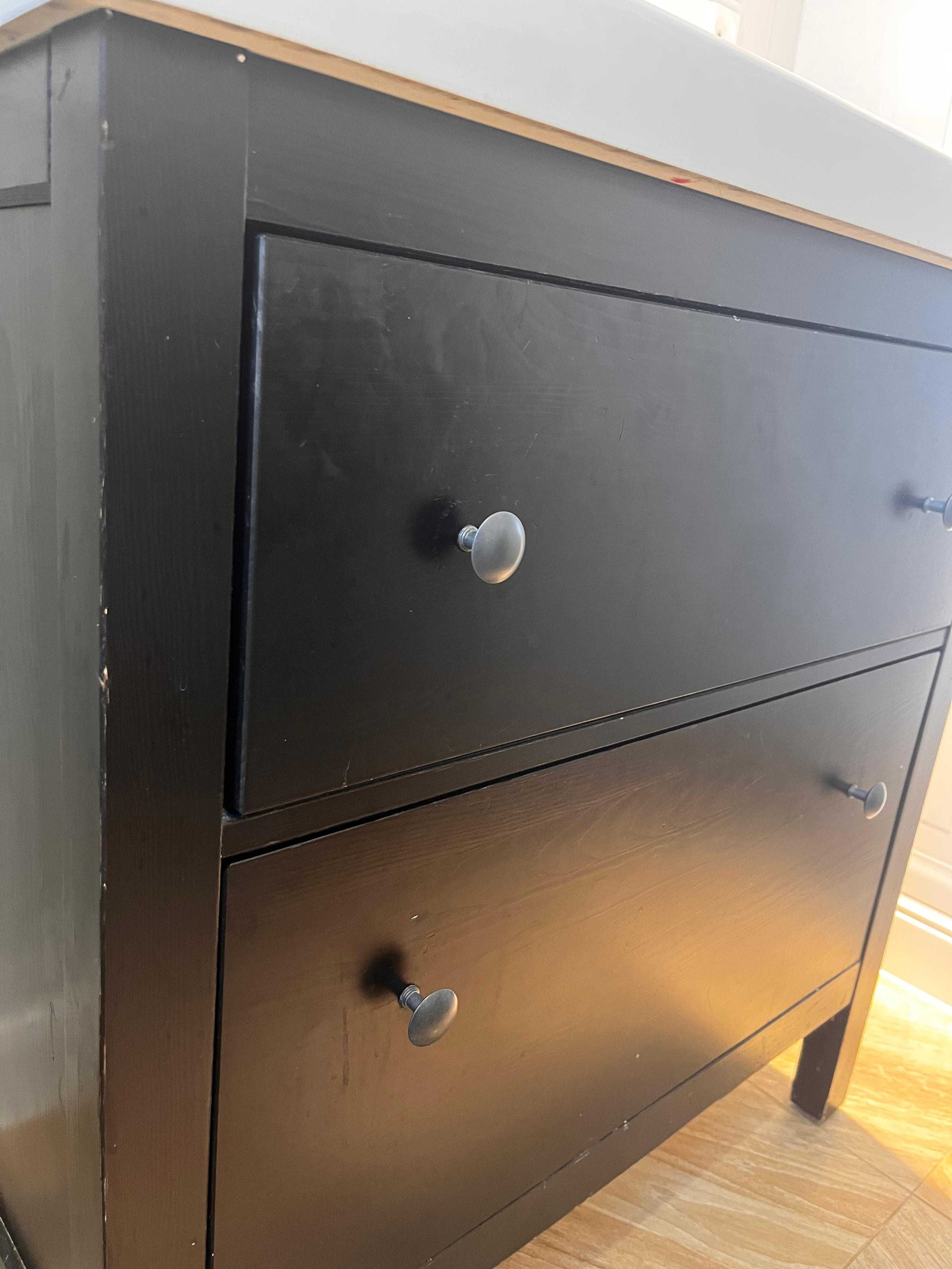 Zestaw szafek łazienkowych Hemnes Ikea