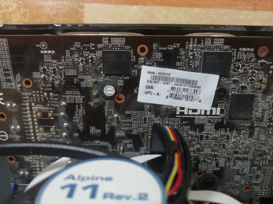 Płyta główna MSI B85M-G43 + karta graficzna MSI N660 2GD5 + alpine 11
