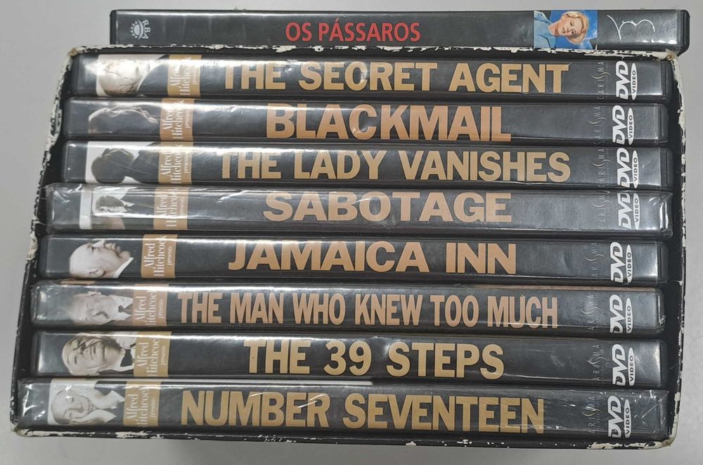 Pack 9 Filmes Alfred Hitchcock