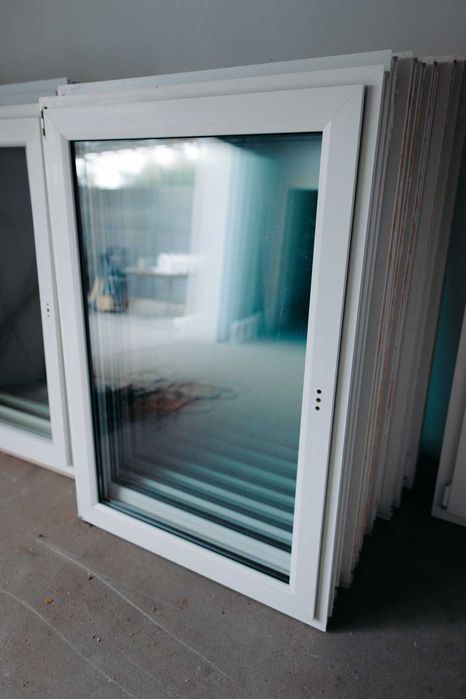 Okna używane PCV Duży SKŁAD OKIEN Dowóz, balkonowe, tarasowe