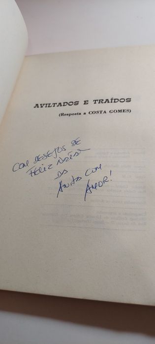 Aviltados e Traídos, Resposta a Costa Gomes - Mello Machado