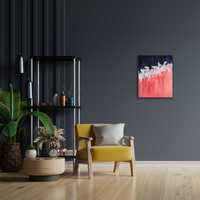 Obraz | Abstrakcja | Akryl na płótnie | loft | kolory | 38x46 cm